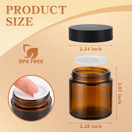 Glass Jars with Lids (24 Count)