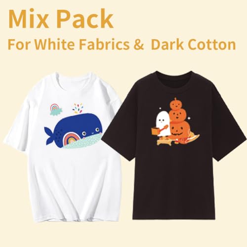 Heat Transfer Paper for White & Dark Fabrics (20 Count)