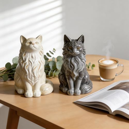 2 Pack Maine Coon Cat Silicone Molds (2 Count)