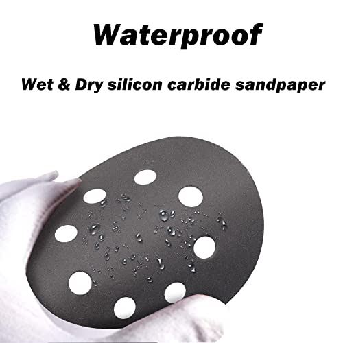 80PCS 5 inch Wet Dry Sanding Discs 320 (80 Count)