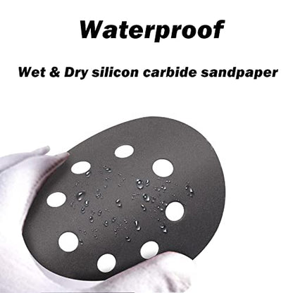 80PCS 5 inch Wet Dry Sanding Discs 320 (80 Count)