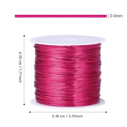 328FT 26 Gauge Jewelry Wire for Jewelry Making Copper Metal Wire for Crafts (328 Foot)