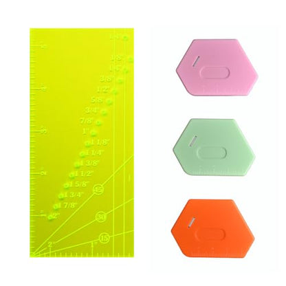 Magnetic Seam Guide for Sewing Machine with Piercing Seam Guide Ruler