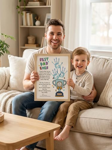 Father's Day Handprint Gift from Kids