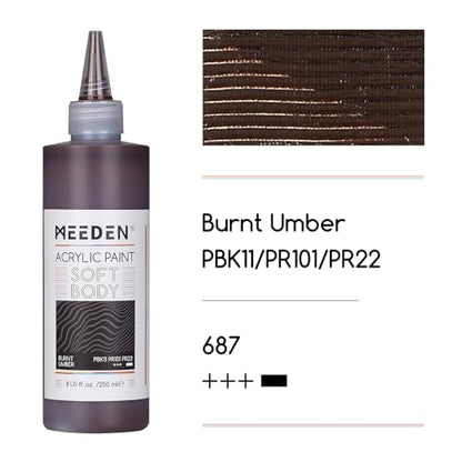 Burnt Umber Acrylic Paint (8.45 Fl Oz)