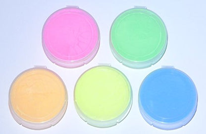 Fluorescent 5 Color Pack Glow in The Dark Pigment Powder (2.11 Ounce)