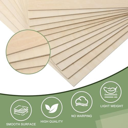 12 Pack Basswood Sheets 1