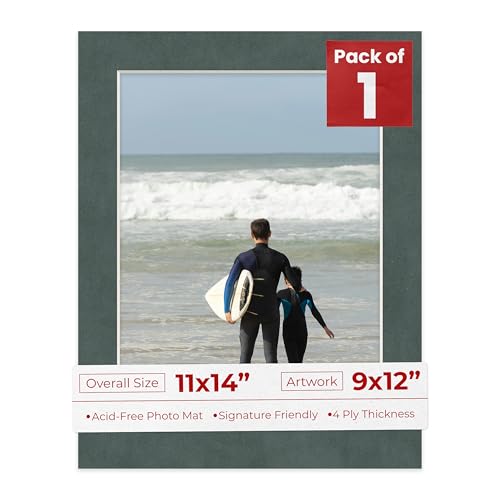 11x14 Mat Bevel Cut for 9x12 Photos