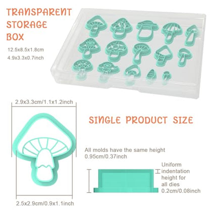 Mushroom Clay Cutters