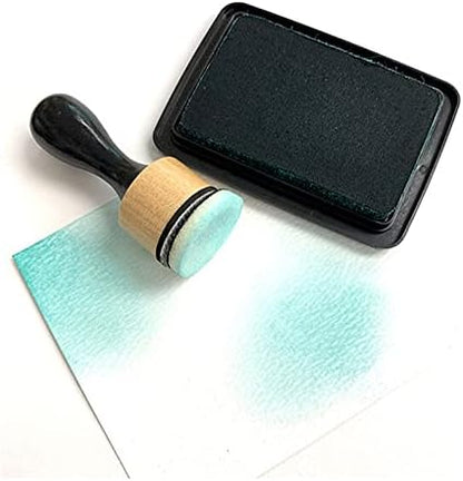Ink Paints Mixing Blending Tool Mini Round Foam Refills, for Scrapbooking Craft, Control of Ink Placement, No More Inky Fingers Ink Blending Tool with Spare Pads for Rubber Stamping & Scrapbooking