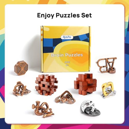 9pcs Difficulty Puzzles Gift for Adults (9 Count)