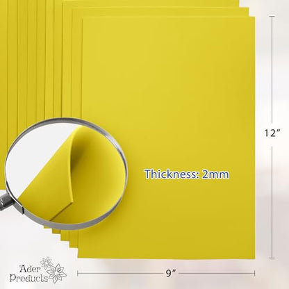 Yellow EVA Foam Sheets for Crafts