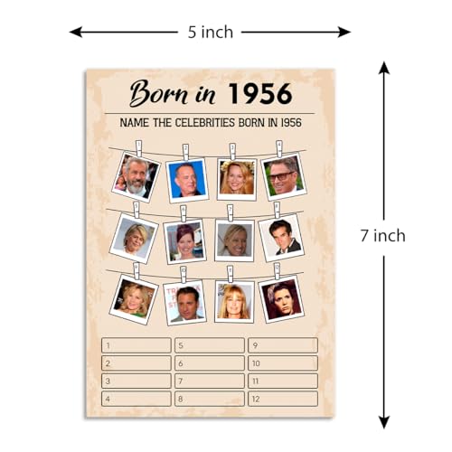 70th Birthday Party Games (30 Count)