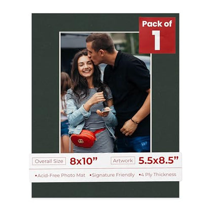 8x10 Mat Bevel Cut for 5.5x8.5 Photos
