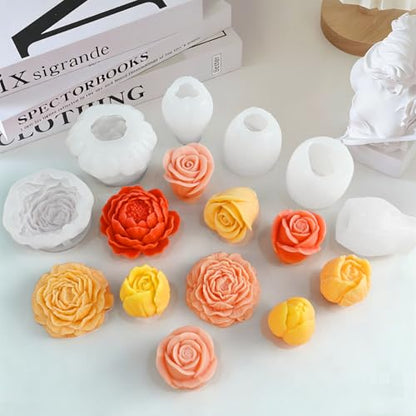Flower Candle Molds