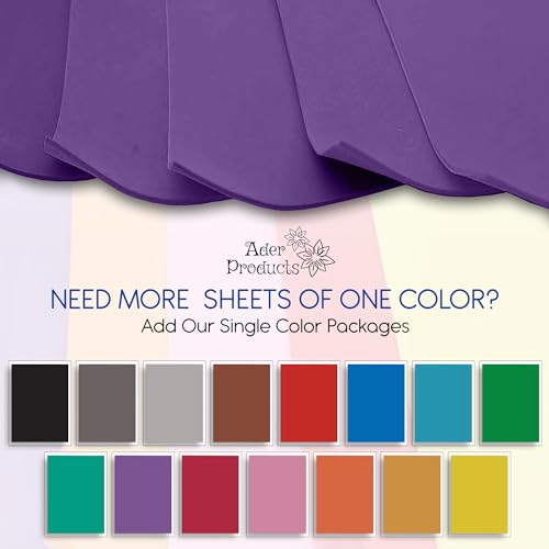 Purple EVA Foam Sheets for Crafts
