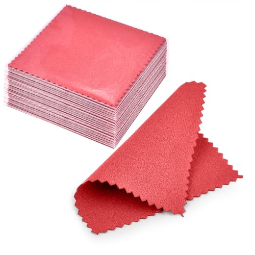 Silver Polishing Cleaning Cloth for Sterling Silver (50 Count)