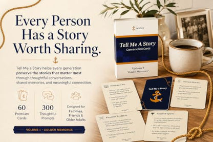 Tell Me a Story™ Conversation Cards for Seniors & Families
