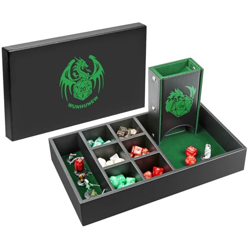 DND Dice Tray & Tower Storage Box