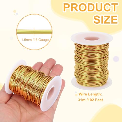 16 Gauge 1.5mm Anodized Aluminum Wire for Jewelry Craft Making