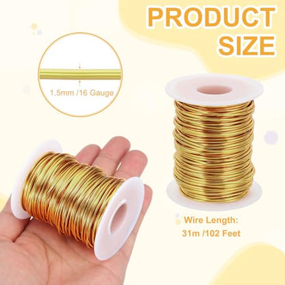 16 Gauge 1.5mm Anodized Aluminum Wire for Jewelry Craft Making