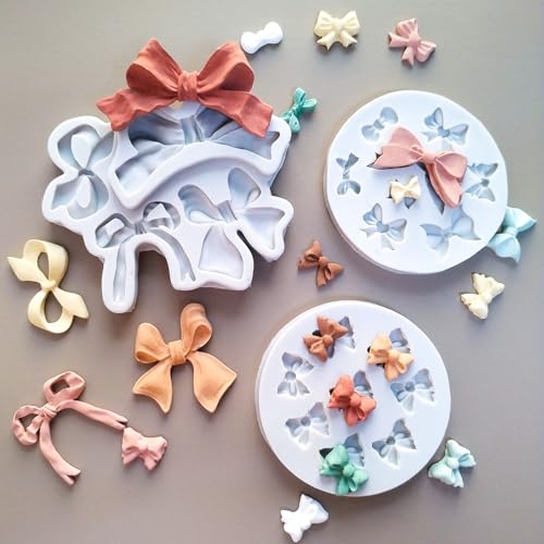 3PCS Bow Silicone Molds (3 Count)