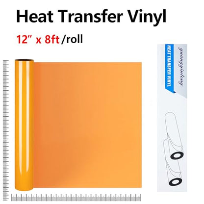 Light Orange Heat Transfer Vinyl HTV Rolls