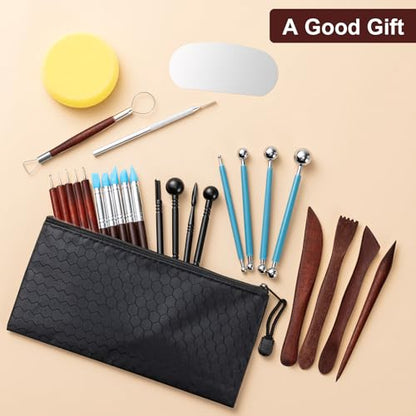 27 Pcs Polymer Clay Sculpting Tools Kit for Adults