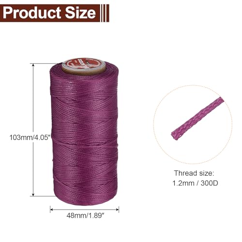 Flat Leather Sewing Waxed Thread