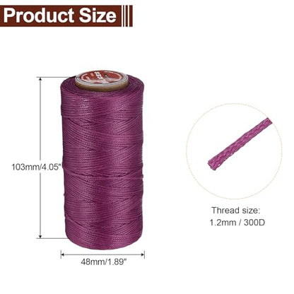 Flat Leather Sewing Waxed Thread