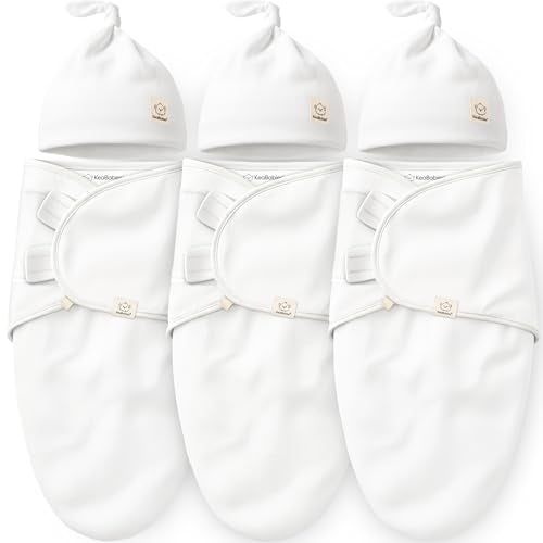 3pk Organic Swaddles for Newborns Girls