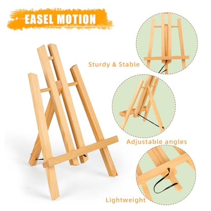 20 Pack 11.8" Wooden Easel