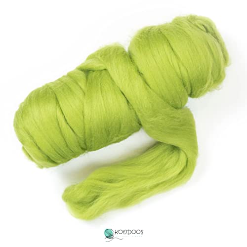 Colored Natural Wool roving (8 Ounce)