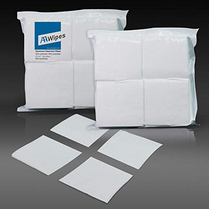 Cleanroom Wipes Lint Free Wipes 4" x 4" Cellulose