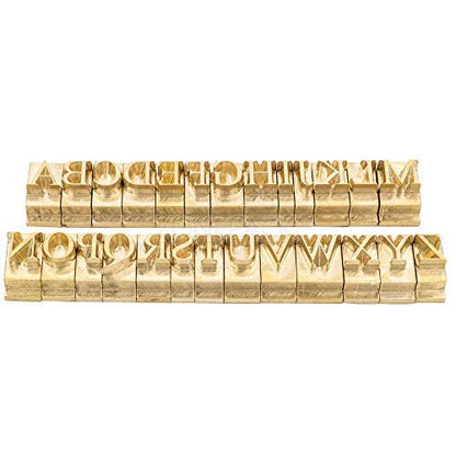 Copper Brass Stamping Flexible Alphabet Number Symbol Character Stamp Mold Die