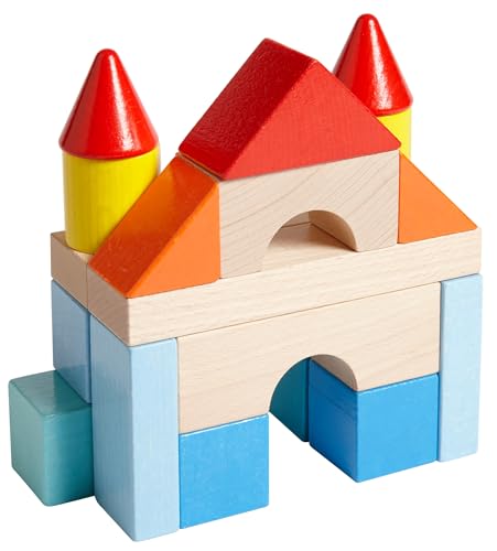 Colored Wooden Building Blocks