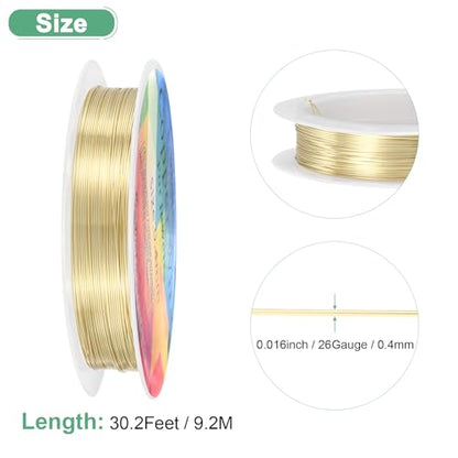 0.4mm 26 Gauge Copper Wire 9.2m
