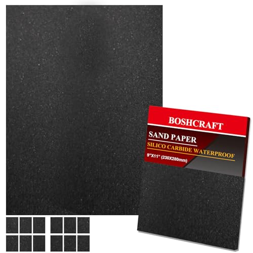 600 Grit Sand Paper 9" x 11" (12 Count)