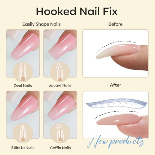 Poly Nail Gel Kit 30 Colors with 8 W Nail Lamp Poly Extension Gel