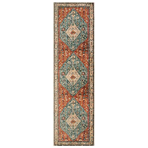 Felice Boho Tribal 2'6" x 10' Washable Runners for Hallways