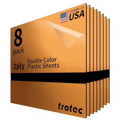 Metallic Looking Acrylic Sheet (8 Count)