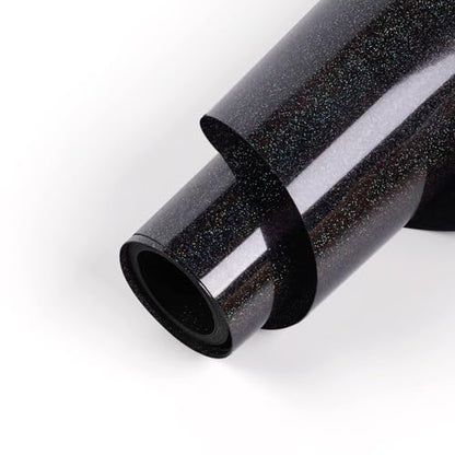 Black Glitter Heat Transfer Vinyl
