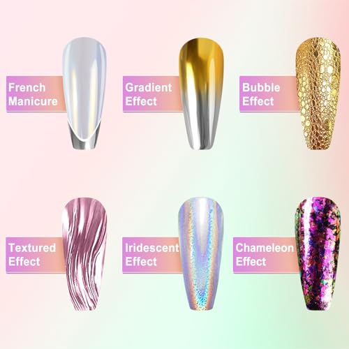 Mirror Chrome Nail Powder Set (14.4 Ounce)