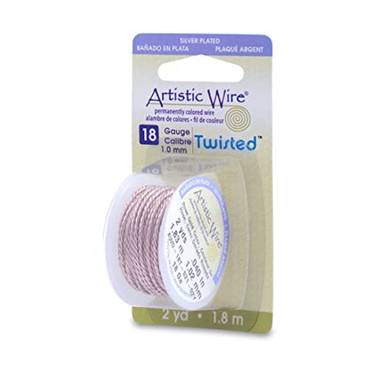 18 Gauge 1.0 mm Silver Plated Tarnish Resistant Colored Copper Craft Wire