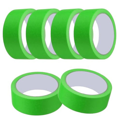 Masking Tape 1.4 Inch x 21 Yard Painter's Tape Green Paint Tapes for DIY Crafts Arts Drawing Decoration Labeling Car Painting Artist Teachers