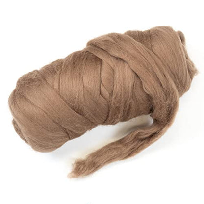 Colored Natural Wool roving (16 Ounce)