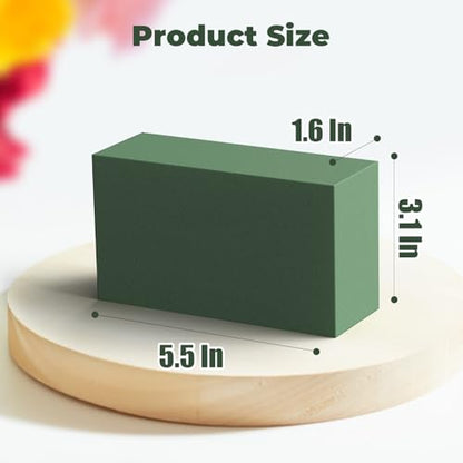 Upgraded 6 Pack Floral Flower Foam Styrofoam Blocks for Flower Arrangements