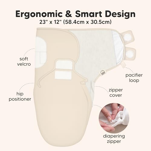 Newborn Swaddles with Zippers (3 Count)