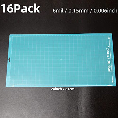 16PCS 6 Mil Blank Mylar Stencil Sheets
