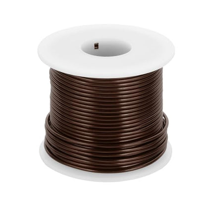 12 Gauge Anodized Aluminum Craft Wire 98 Ft 2mm Brown